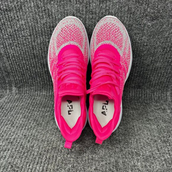 APL Athletic Propulsion Labs TechLoom Tracer Pink Silver Running Shoes Women’s 8 - Picture 7 of 8